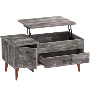 Mesa de Centro Moderna de Lujo con Tapa Elevadora Plegable, Marca <span class=keywords><strong>ERDA</strong></span>, Nuevo Diseño, Muebles de Sala de Estar, Juego de Metal para Comedor, Uso Doméstico - Product Image 4