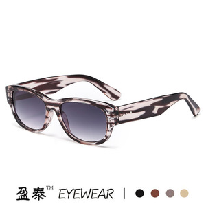 Eyewear Square Frame <b>Sunglasses</b> Wood Grain PC UV400 Unisex - Product Image 5
