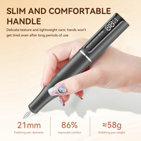Draagbare draadloze nagelboor 35000 RPM oplaadbare elektrische vijlpen voor alle nagelverzorging, manicure, vormgeving & acrylgelverwijdering