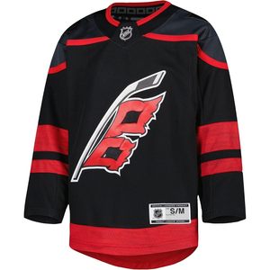 เสื้อฮอกกี้น้ำแข็ง Carolina Hurricanes Black Youth Alternate Premier Jersey S/M ระบายความชื้นได้ดี - Product Image 2