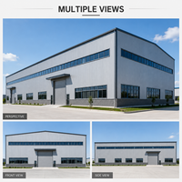 Structures d'entrepôts modulaires en acier modernes pour immeubles d'appartements, bureaux, ateliers, entrepôts, usage multi-usage