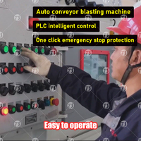 Machine de sablage automatique à convoyeur pour l'élimination de la rouille sur verre plat et pierre