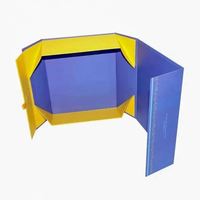 Boîte cadeau rigide pliable magnétique personnalisée, boîte cadeau en papier rigide pliable pour cosmétiques, vin, cadeaux de fête, emballage