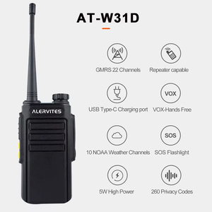 2 en 1 Alervites W31D Talkie-walkie portable bidirectionnel longue portée Waki Taki AT-W31D Talkie-walkie (lot de 2) - Product Image 2