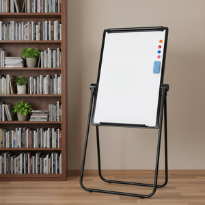 <span class=keywords><strong>Tableau</strong></span> Blanc Ajustable Magnétique et Paperboard Pliant sur Pied pour Bureau et École - Product Image 1