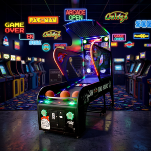 Máquina de Juego Arcade de Baloncesto HGR Deluxe, 1 Jugador, 120W, 250KG, Equipo Comercial para Niños y Adultos - Product Image 5