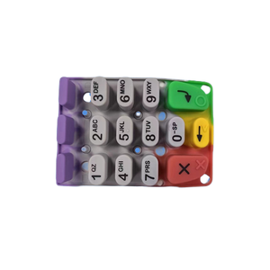 Différents types d'usine OEM de consoles de jeux clavier de boutons de téléphone portable clavier en caoutchouc de silicone conducteur étanche - Product Image 1