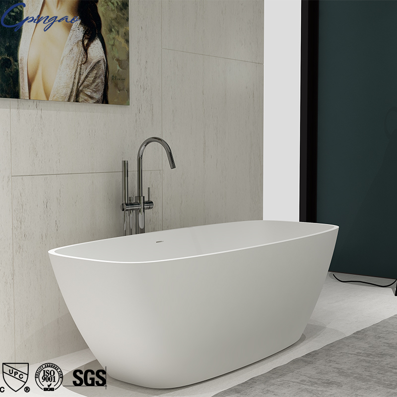 OEM White Stone Solid Surface Bathroom