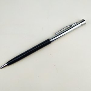 Slim Barrel Sports Logo Promotional Ballpoint Pen with Customized Colors Metal Construction 1.0mm Tip Digital Printing - Product Image 1
