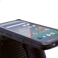 Lecteur de cartes en matériau ABS avec protocole ISO 18000-6C, UHF 860-960 MHz, Android 14, distance de lecture de 10 m