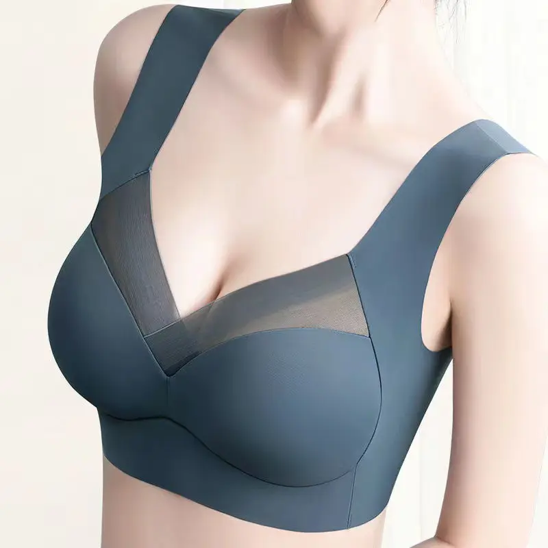 Bras Women Seamless Plus Size Bra Tops Full Coverage Hide Back Fat Confortable Wireless Femme Bralette