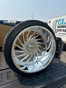 Ruedas Forjadas FANXI 26x16 26x14 6 Lug 6x135 para F150, 24x14 8x6.<span class=keywords><strong>5</strong></span> Lug Pattern con Acabado Pulido, 22x12 20x10 para Yukon 6x5.<span class=keywords><strong>5</strong></span> - Product Image 6