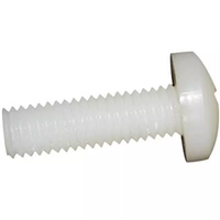 Vis et écrous en plastique à tête cylindrique cruciforme en polyamide nylon PA66, fourniture directe d'usine chinoise
