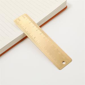 Maxery латунная прочная металлическая прямая Линейка, идеально подходит для блокнотов, планировщиков, дневников и в качестве закладки - Product Image 6