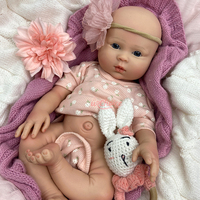 Poupées Reborn en Silicone Réalistes de 18 Pouces pour Filles, Genre et Expression Faciale Personnalisés, Livraison en Gros d'Usine