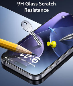 ฟิล์มกันรอยกระจกนิรภัยแบบใสพิมพ์ลายซิลค์สกรีน 2.5D ครอบคลุมเต็มจอ สำหรับ iPhone 17 Pro Max 17 Air - Product Image 3