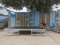Système de support de scène en alliage d'aluminium SC9600, portable et léger, pour événements intérieurs/extérieurs, concerts mobiles, roadshows