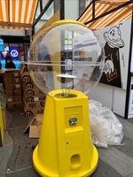 Grande machine à jouets 75-100MM boules d'acier distributeur automatique grande capsule distributeur automatique à pièces payées pour la location