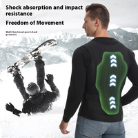 Gilet de protection de moto de ski pour hommes et femmes équipement à double planche équipement flexible anti-chute taille colonne vertébrale coudières genouillères