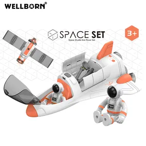 Espaço aventura brinquedos espaço missão rocket navio spray espaço obturador com sons e luz
