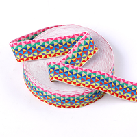 Bande élastique Jacquard tissée en nylon spandex de haute qualité Logo personnalisé Bracelet de sport et ceinture de soutien-gorge de vêtements