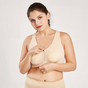 Профессиональный Противоударный Спортивный бюстгальтер с молнией спереди Беспроводной топ для йоги Бег женский спортивный бюстгальтер для бодибилдинга - Product Image 5