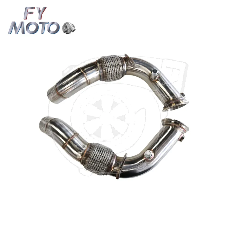 특별한 디자인 BMW F10 F12 F13 M5 M6 높은 교류 76mm S63 엔진을 위한 널리 이용되는 배기관