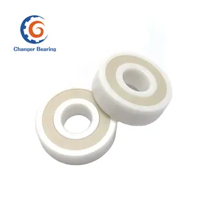 Cuscinetto di ceramica 6201RS ZRO2 PEEK Gabbia & PEEK Guarnizioni Cuscinetti A Sfera In Ceramica per Bobine di Pesca