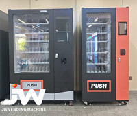 Distributeur automatique de boissons fraîches et de snacks, très demandé, avec puces de surveillance à distance, distributeur de bonbons, paiement par QR