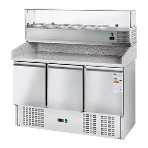Réfrigérateur, Table de préparation de Pizza, en marbre, robuste - Product Image 1