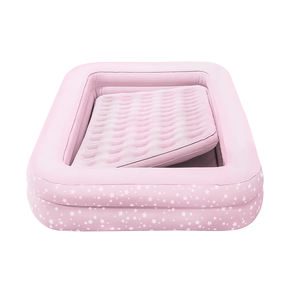 Cama de viaje inflable segura y cómoda para niños pequeños, cama de colchón de aire perfecta para niños con lados elevados - Product Image 2