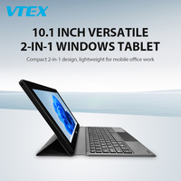 Tablette PC 2 en 1 de 10,1 pouces, processeur 6500Y, 16 Go de DDR4, 512 Go de SSD, Windows 11, charge rapide 45W PD, type C, ordinateur portable tactile portable pour le bureau