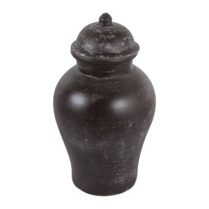 Vaso Decorativo in Terracotta con Coperchio per Arredamento Soggiorno, Vaso Casual per Fiori per Camera da Letto, Casa e Ufficio - Product Image 4