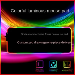 Bán buôn RGB Chuột chơi game pad Máy tính chơi Game kích thước tùy chỉnh trò chơi cao su không trượt Chuột Mat - Product Image 3