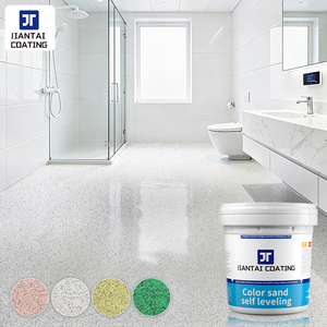 best selling Self Leveling Floor Finish <b>Paint</b> wear-resisting Waterproof and anti-slip Colored Sand Floor <b>Coating</b> - Product Image 1