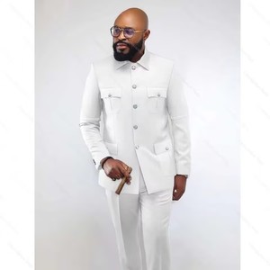 <span class=keywords><strong>Costume</strong></span> pour <span class=keywords><strong>homme</strong></span>, deux pièces, veste et pantalon, tenue <span class=keywords><strong>chic</strong></span>, décontractée, pour soirée, bal, mariage - Product Image 2
