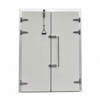 Porte semi-encourbante à double battant pour chambre froide, à charnières, pour entrepôts frigorifiques