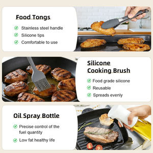 Cepillo <span class=keywords><strong>de</strong></span> silicona para aceite, pinzas para alimentos, pulverizadores <span class=keywords><strong>de</strong></span> aceite, revestimientos para freidoras <span class=keywords><strong>de</strong></span> <span class=keywords><strong>aire</strong></span>, kit <span class=keywords><strong>de</strong></span> <span class=keywords><strong>accesorios</strong></span> reutilizables para freidoras <span class=keywords><strong>de</strong></span> <span class=keywords><strong>aire</strong></span> - Product Image 2