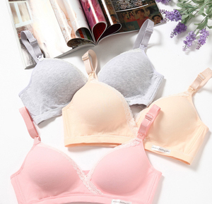 <span class=keywords><strong>Bralette</strong></span> da allattamento in <span class=keywords><strong>cotone</strong></span> per donne in gravidanza e allattamento con chiusura frontale reggiseno premaman con Logo sulla tazza senza fili - Product Image 4