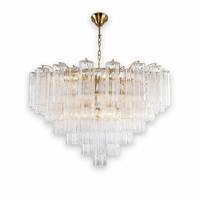 Lustre LED en laiton de style américain, design moderne et créatif, pour salon, chambre à coucher, salle à manger, éclairage suspendu, angle de faisceau de 360 degrés