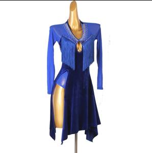 ชุดเดรสเต้นรำสำหรับผู้หญิงชุดเดรสเซ็กซี่ชุดเดรสการแข่งขันแบบละตินสำหรับผู้หญิง OCTLQ331 - Product Image 3