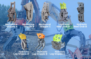 JSMG08 Mechanical Grapple Cocok untuk Excavator 18~24 Ton | |   Alat Tambahan Excavator Mekanik Penjepit Batu Baja untuk <span class=keywords><strong>Backhoe</strong></span> - Product Image 6