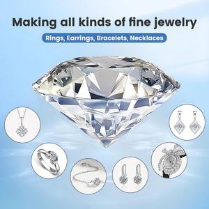 1.0ct por Paquete, Tamaño Pequeño 0.8-3.5mm, Piedra Preciosa de Moissanita Creada en Laboratorio, Color D Incoloro, VVS1, Corte Excelente, Certificado CAL - Product Image 5