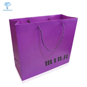 China Custom Purple Perfume <b>Tissue</b> <b>Paper</b> Bag Making - Product Image 4