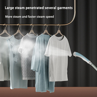 Vapeur à vapeur en tissu suspendu professionnel vêtements verticaux vêtements debout vapeur à main pour vêtements