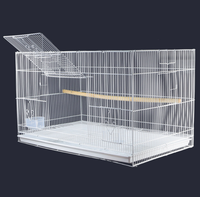 Grande cage à oiseaux extra-large en fer forgé pour perroquets et canaris, pour l'élevage, usage extérieur, vente en gros, économique