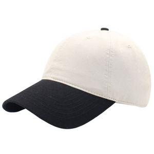 Wholesale 2024 Vintage Hat Custom Logo Wide Brim Unisex Sunscreen Hat Two Tone Hat Curved Brim <b>Baseball</b> <b>Cap</b> - Product Image 2