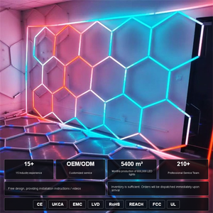 HanYin negozio di abbigliamento esagonale luce led per Auto dettaglio negozio Garage Led plafoniera - Product Image 1