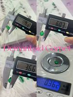 Grenat démantoïde cultivé en laboratoire Pierre synthétique créée en laboratoire Diamant poire grenat traité thermiquement pour la fabrication de colliers, bracelets et bagues