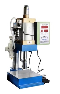 Petite presse <span class=keywords><strong>pneumatique</strong></span> Petite presse <span class=keywords><strong>pneumatique</strong></span> à colonne unique 110/220V Poinçonneuse Force réglable 120Kg Poinçonneuse - Product Image 6